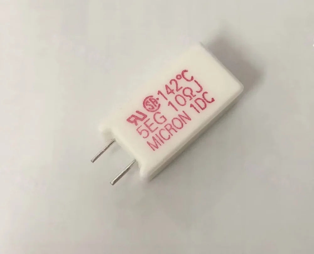 Cement resistor with temperature coefficient EG5 10ΩJ 5W 10R 5% 142℃ Janpa MICRON