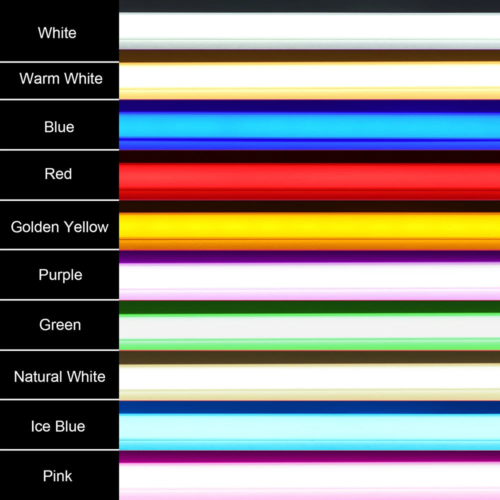 220V Led COB Neon Strip Light Dimmer Switch Power Plug Kit White Blue Pink Red Purple Yellow 5m 20m 30m 0.5m 288LED/m Flex Decor