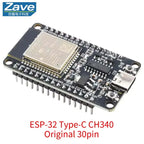 ESP32 Development Board WiFi Bluetooth Module 32D 32U CH340 CP2102 Type-C Micro USB 30Pin 38Pin for Arduino