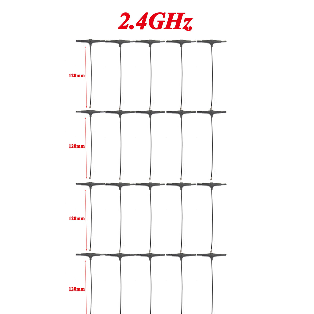 915MHz 2.4G T-type ELRS Antenna 78/120/220mm  IPEX 1 IPEX1 for FPV Drone TBS CROSSFIRE FRSKY R9mm R9MX ELRS Nano EP1 RX Receiver