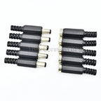 10pcs High quality DC Connector 2.5/2.1*5.5mm Power Jack DC Power Conector 5.5x2.1/5.5x2.5mm Male&Female