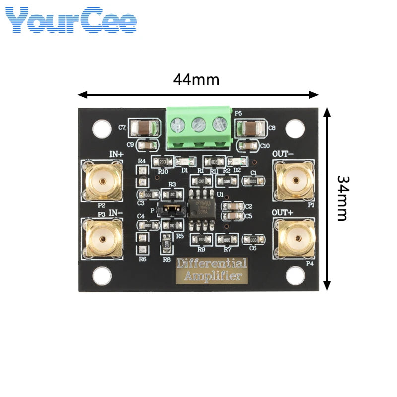 LMH6550 Fully Differential Amplifier Module AD8130 IVA-05208 THS4131 Operational Amplifier Single Ended Conversion Different