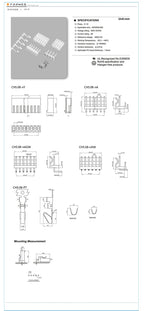 10sets CH5.08 2P/3/4/5/6Pin  5.08mm/0.2in Pitch Straight Vertical Male Pin Header Wafer + Terminal+Housing Socket Connector