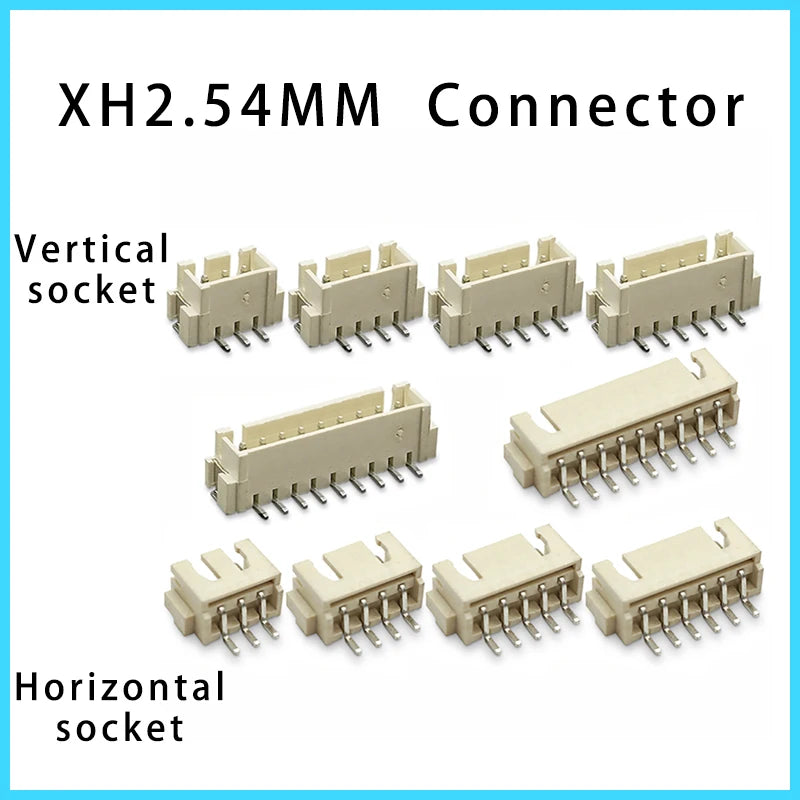 Tape packaging JST SH1.0/MX1.25/ZH1.5/PH2.0/XH2.54 Connector 2 3 4 5 6 7 8Pin SMT SMD Vertical /Horizontal Type Socket Housing