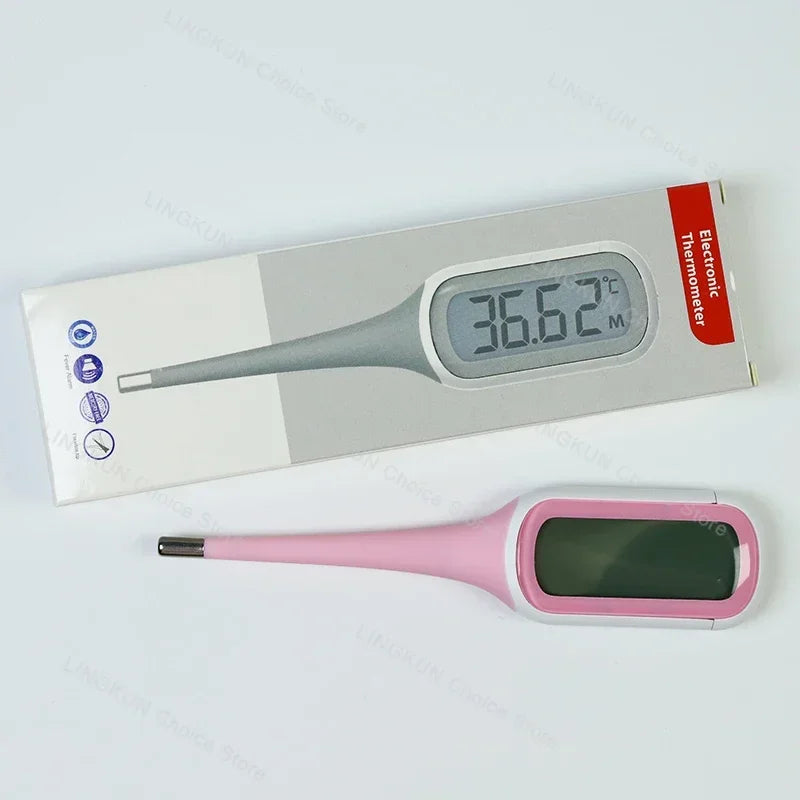 Professional Animal Digital Thermometer with Soft Probe Blue Digital Pet Dog Cat Veterinary Thermometer Waterproof Equipment