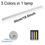 Motion Sensor Bar Light Type C Rechargeable Light LED Magnetic Attraction Night Light for Kitchen Bedside Wardrobe Bookcase