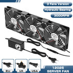 12cm High Speed Large Air Volume 100V 220V Btc Mining Machine Workstation Cabinet 120MM Violent Server Cooling System Fan Kit