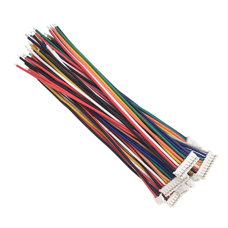 10PCS JST ZH1.5 ZH 1.5mm Wire Cable Connector 2/3/4/5/6/7/8/9/10/12 Pin 1.5MM Pitch  Plug 10CM/20cm/30CM Wire Length 28AWG