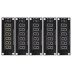 TM1637 LED Display Module for Arduino 6-Digit 7-Segment 0.36''/0.56 Inch Time Clock Indicator Tube Module Red/Blue/Green/Yellow