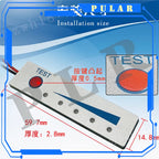 1-24S 7S 8S 10S 13S LifePO4/Li-ion Battery Packs Capacity Indicator Meter Power Level Tester Module Display Board Panel