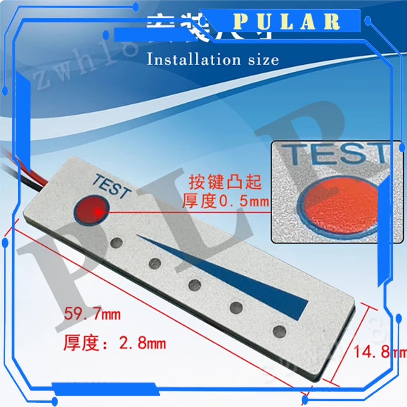 1-24S 7S 8S 10S 13S LifePO4/Li-ion Battery Packs Capacity Indicator Meter Power Level Tester Module Display Board Panel