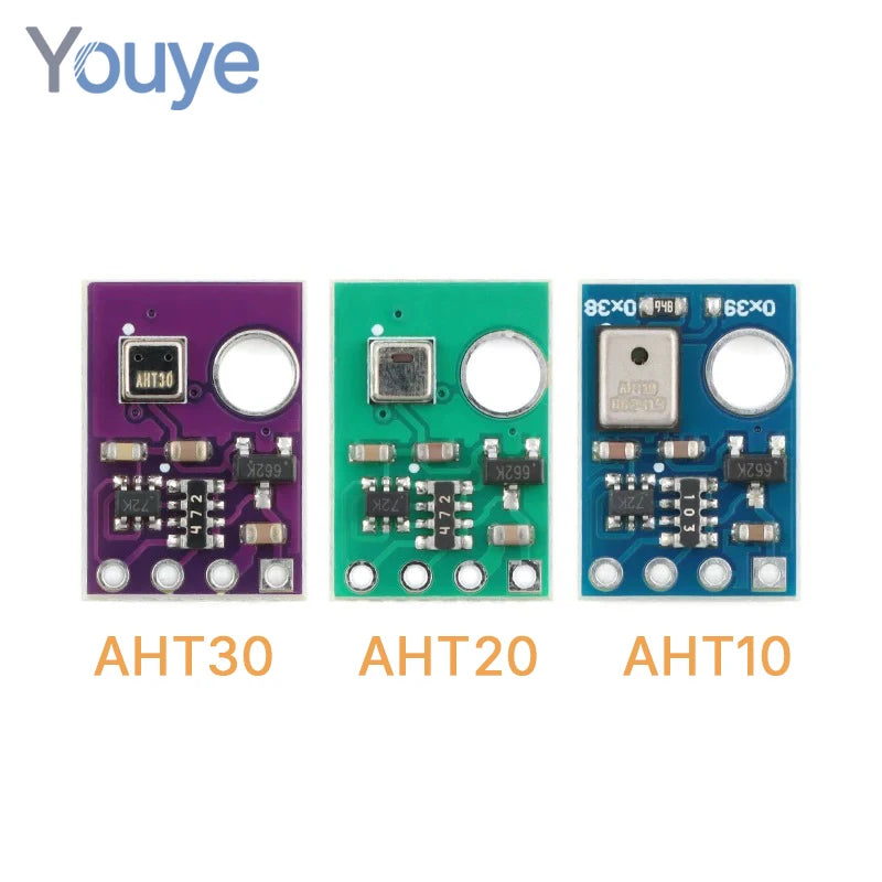 1PCS AHT10 AHT20 AHT30 High Precision Digital Temperature Humidity Sensor Measurement Module I2C Communication Replace SHT20