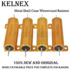 50W 100W Aluminum Power Metal Shell Case Wirewound Resistor 0.01R 100K 1 4 6 7 8 10 20 200 500 1K 3.3K 10K ohm resistance RX24