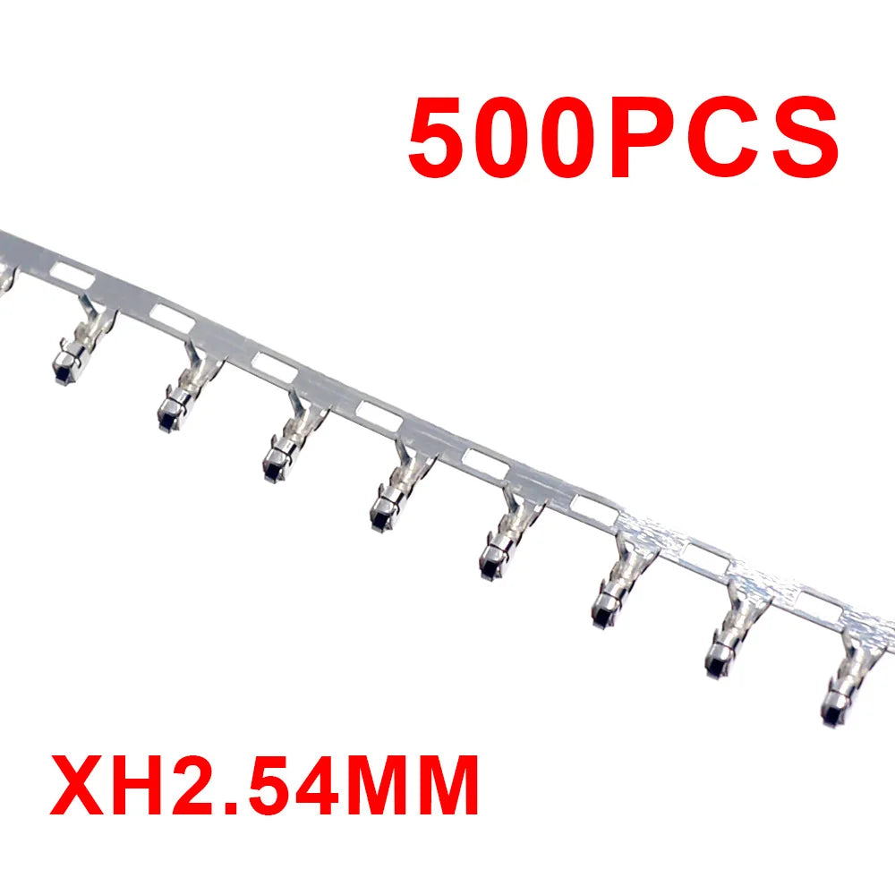 100-500Pcs JST XH2.54 Metal Pins Female Crimp Terminal for XH 2.54 Female Male Housing Wire Cable Connector