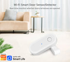Tuya WiFi Door Sensor Window Anti-intrusion Door Open Close Burglar Security Alarm Magnetic Sensor Smart Life Alexa Google Home