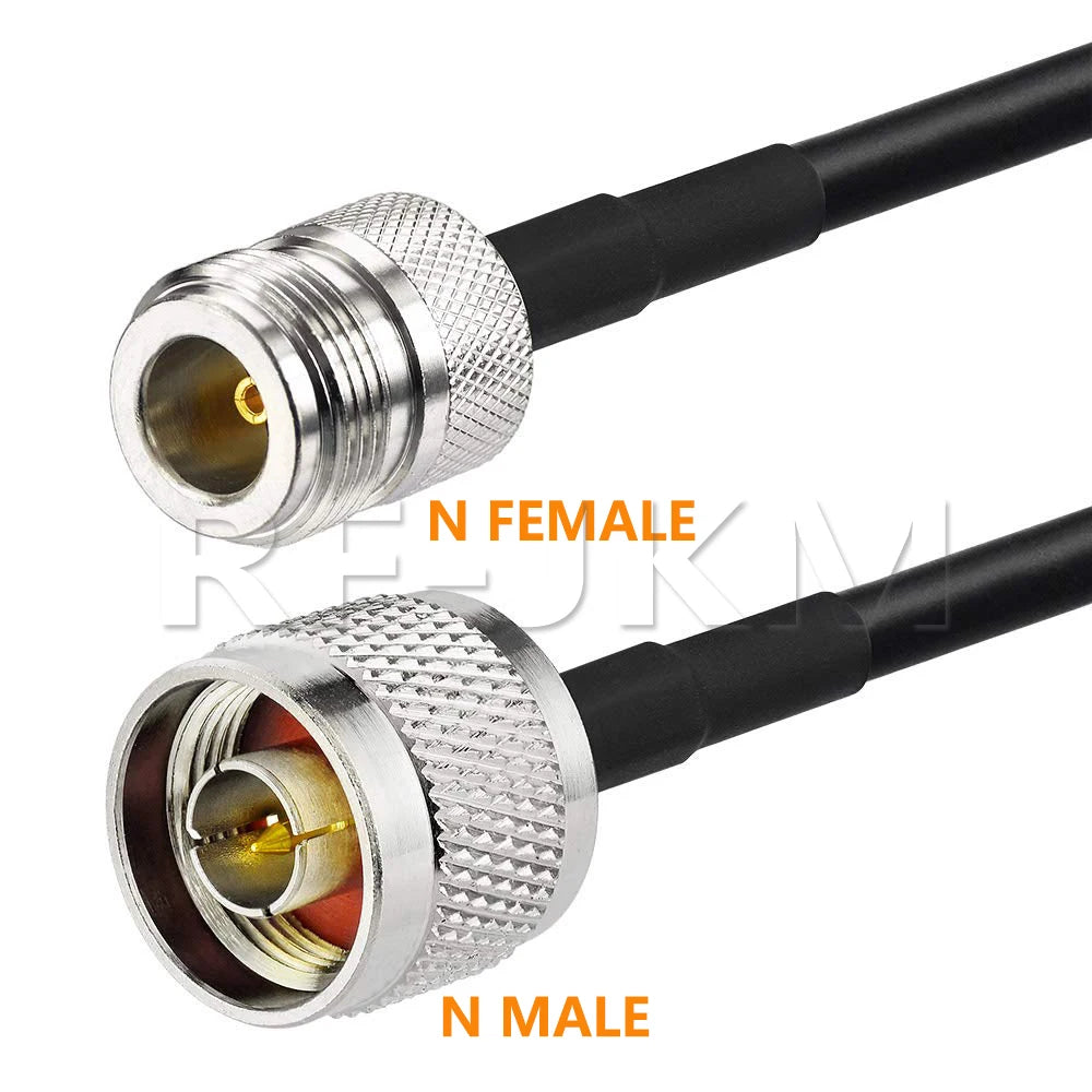 N Type To SMA RPSMA Male Female Connector Crimp for RG58 Coax Extension Jumper Pigtail Cable L16 N To SMA Fast Delivery Brass RF