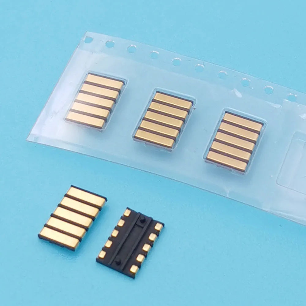5 Pairs Male Female Battery Holder Contacts 2.0 mm Pitch 2 3 4 5 6 7 8 Pin Connector Battery Power Contact Tab Conductive Tab