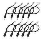DC 3.5mm X 1.35mm Male Plug Female Jack DC Power Charging Cable Connector DC Power Wire Pigtail for CCTV Camera LED Strip Light