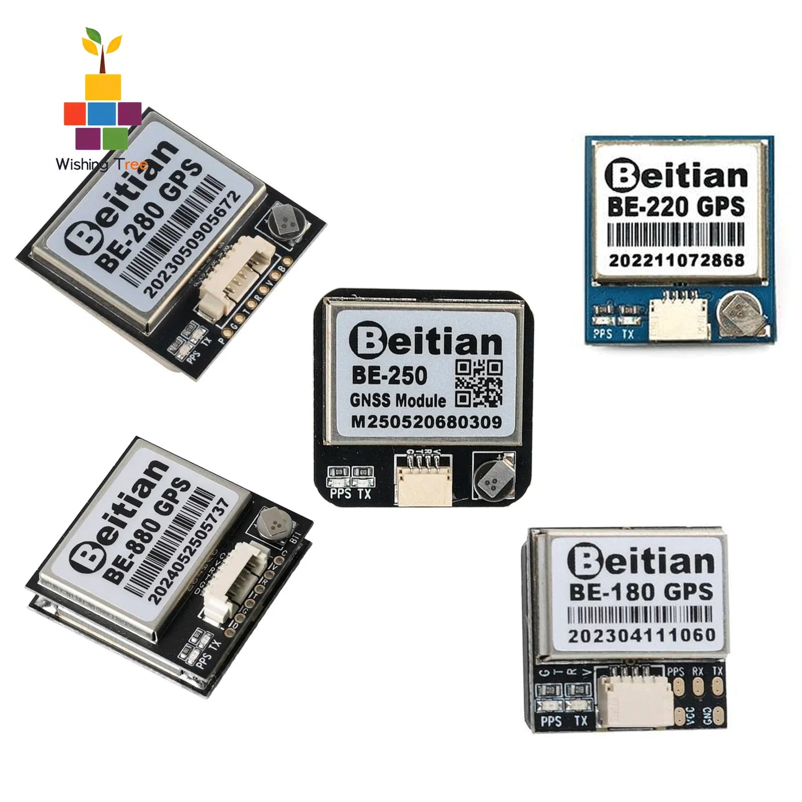 Beitian GPS Receiver Module BN-180/220/250/280/880 Multi-GNSS Support for Arduino Flight Control Drone