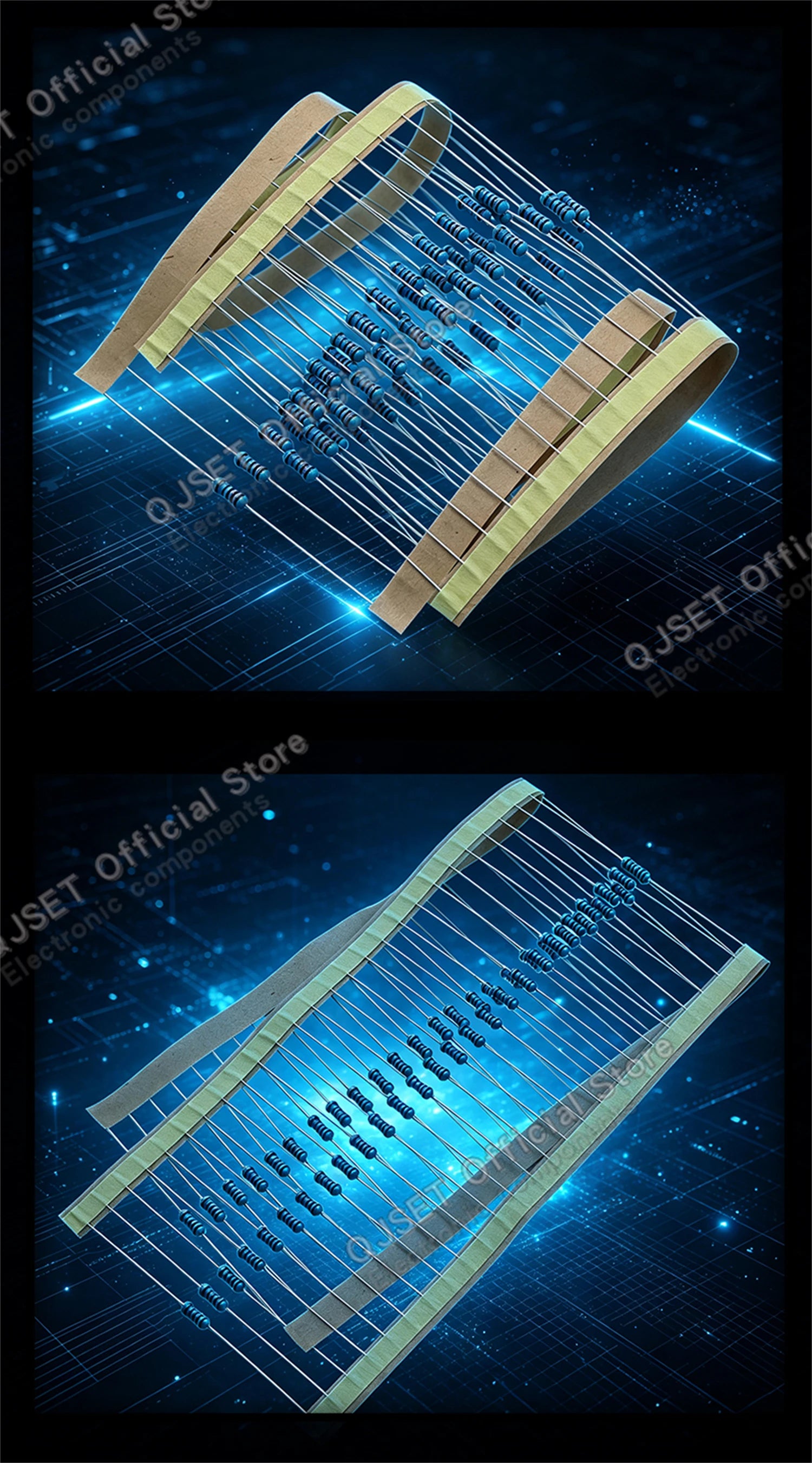 100 Pcs CAN bus terminating resistor RS-485 terminating resistor 1/4W 120 ohms 0.25W 120 ohm RS-485 communication impedance 120R