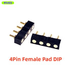 5 Pcs SMD Spring Loaded Pin Pogo Connector 2 3 4 5 6 7 8 10 Position Battery Contact 7.0mm Height 2.54 Grid Pad Modular Header