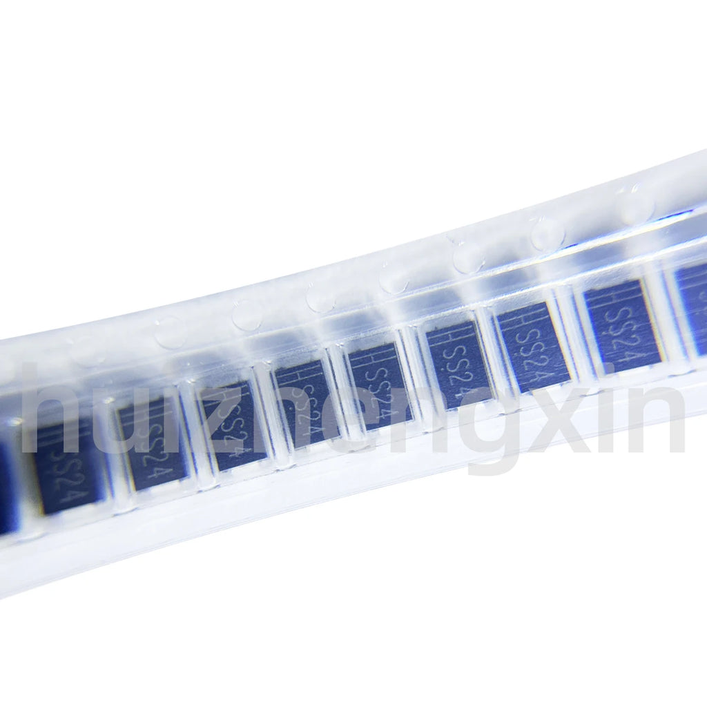 50PCS SS12 SS14 SS16 SS18 SS110 SS22 SS24 SS26 SS28 SS210 1A 2A Schottky diode SMA/DO-214AC