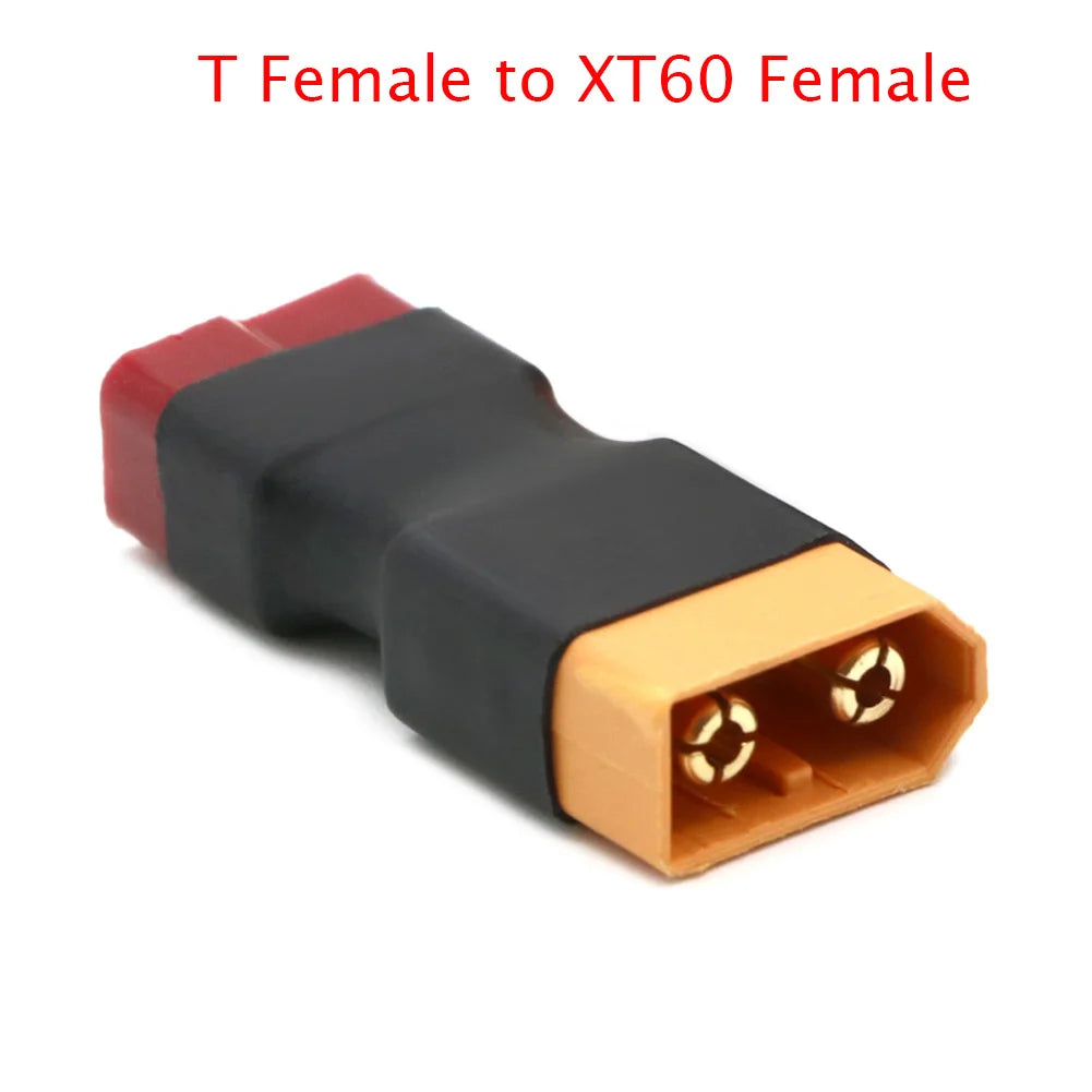 1pcs XT60 Male Plug to T Male / T Female Plug to XT60 Female Adapter For RC Helicopter Quadcopter LiPo Battery Plug Connector Pa