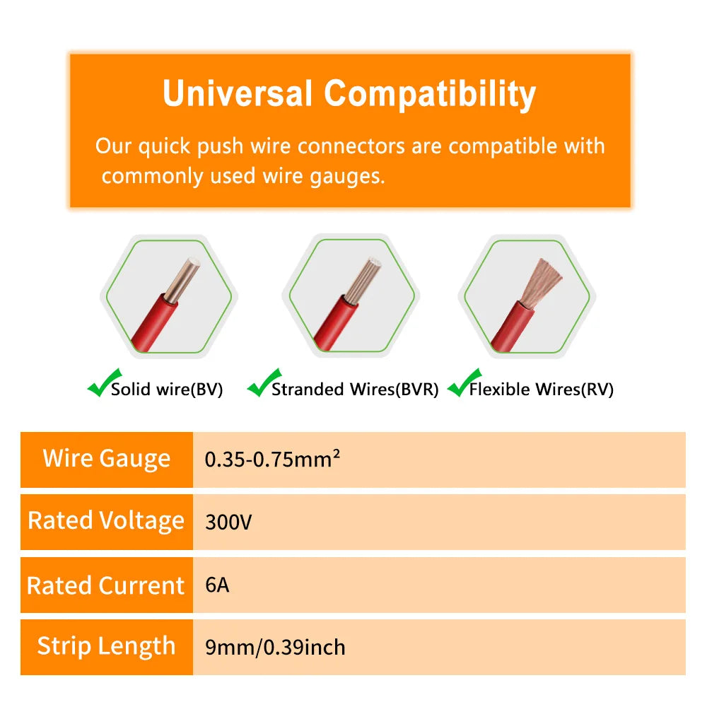 Wire Connector Set Splitter Box With Connector for Audio Auto Moto Lighting System 22-18AWG Led Strip Wire Cable Junction Box