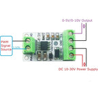 0-5V/0-10V Frequency to Voltage Module PWM to DAC Converter PLC MCU FPGA Analog IO Expansion Board Signal Generator