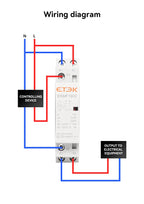 ETEK Modular Contactor Din Rail Automatic 2P 4P 230V Single-phase Three-phase 16A/20A/25A/40A/63A  EKMF