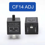 CF13 CF14 JL-02 3-Pin LED Flasher Relay 12V – Turn Signal Hyper Flash Fix for Car & Motorcycle Turn Signal Accessories