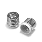 2PCS E40 To E27 Light Socket Adapter Mogual To Medium Edison Screw Halogen High Temp PBT LED Bulb Base Lamp Holder Converter