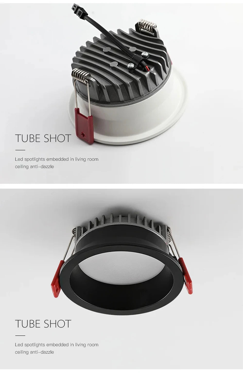 Recessed Tuya Bluetooth/Zigbee Matter 3CCT Smart LED Downlight 110V/220V 5W-12W Spotlight Bedroom Kitchen Indoor Downlight