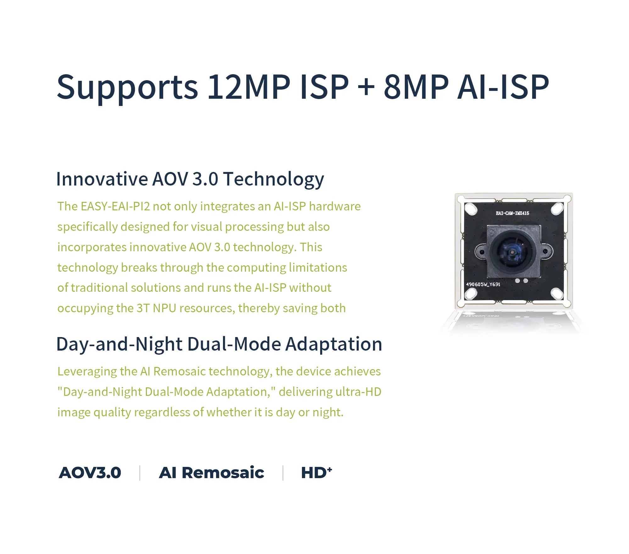 3 TOPS NPU AI Core Module, EASY EAI PI2 RV1126B LGA Package Core Board, Quad-Core A53 ARM Processor, 4K Vision Embedded Hardware