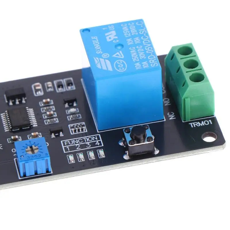 Self Locking Delay Timer Relay Adjustable Time Switch Module Accurate On Off Control for Industrial Automation Home Appliance
