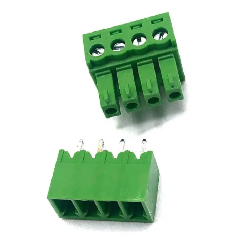 100pcs/50pairs 15EDG 3.81/3.5mm 300V8A 2/3/4/5/6/7/8/9/10 KF2EDG Straight Right Angle Plug In PCB Wire Terminal Block Connector