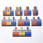 Wire Connectors KV-223-2 Terminal Block Push-in Quick Connector Docking Wiring Connector Electrical Plug-in Fast Cable Connector