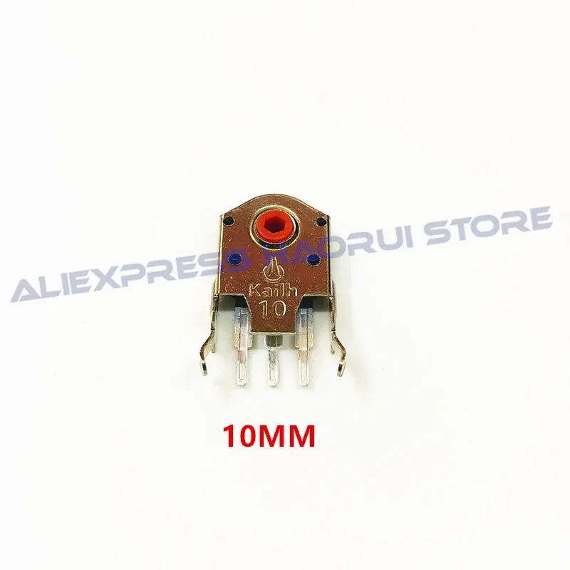 Kailh 5/7/8/9/10/11mm Rotary Mouse Scroll Wheel Encoder 1.74 mm hole 20-40g force for PC Mouse alps encoder
