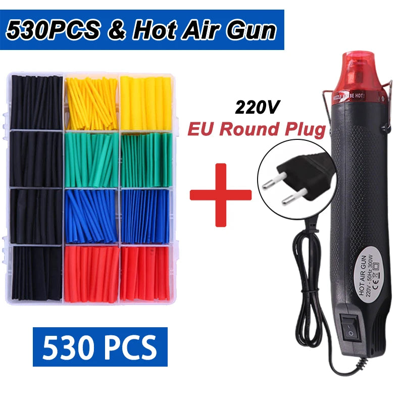 Heat Shrink Tube Kit Thermoresistant Tubing Heat Shrink Wire Wrapping Electrical Connection Cable Insulation Sleeved Protecter