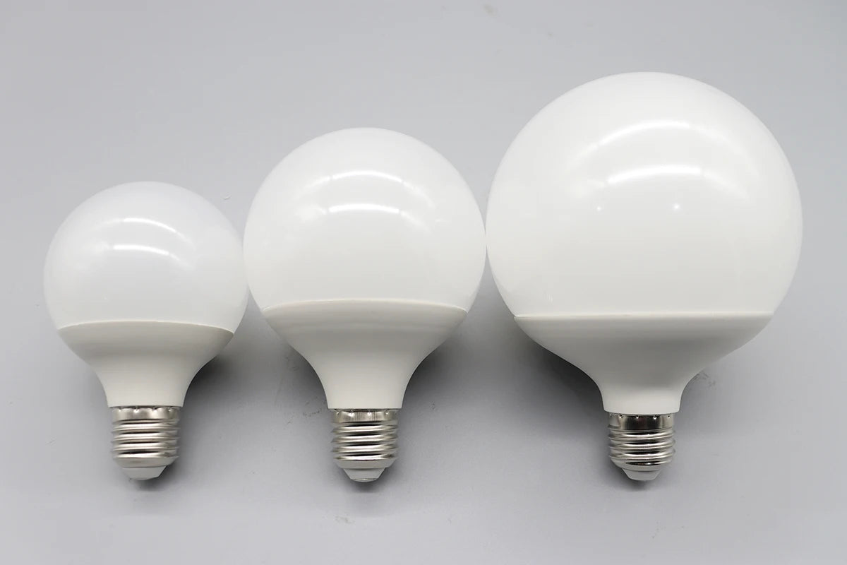 1-5 Pack G80 G95 G125 Globe LED Light Bulbs 10W 12W 18W 40 Watt Equivalent LED Edison Bulbs, Warm White 3000K E27 Base, Milky