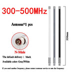 20-500 MHZ Antenna, 100-300 MHZ, 300-500 MHZ Full-Band Fiberglass Antenna, N Male Head OMNI LoRa Module Antenna, Supports Custom