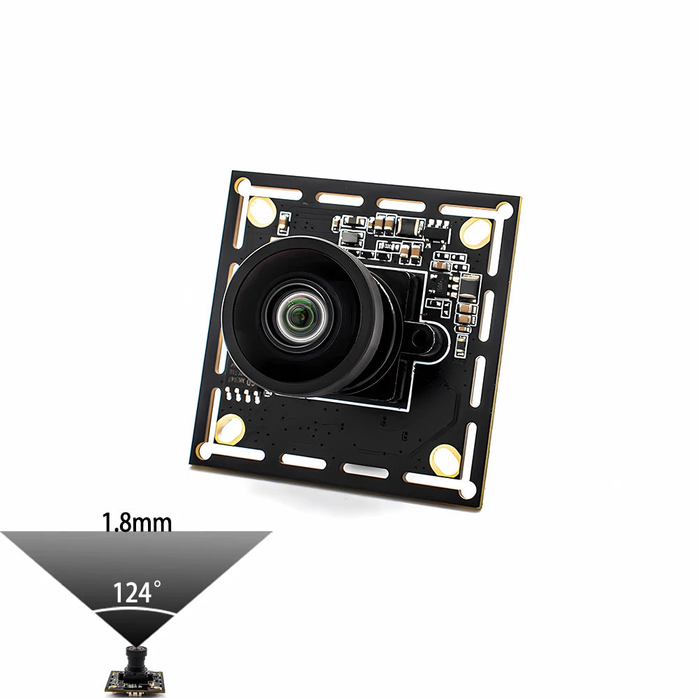 WGWK 1080P 90FPS Global Shutter High Frame Rate AR0234 USB Camera Industrial Module UVC Plug Play With No Distortion M12 Lens