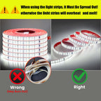 AC 220V LED Strip Waterproof 240Leds/M 3000K 4000K 6000K Home Decor Self Adhesive Tape Chain Light Flexible Ribbon Strip