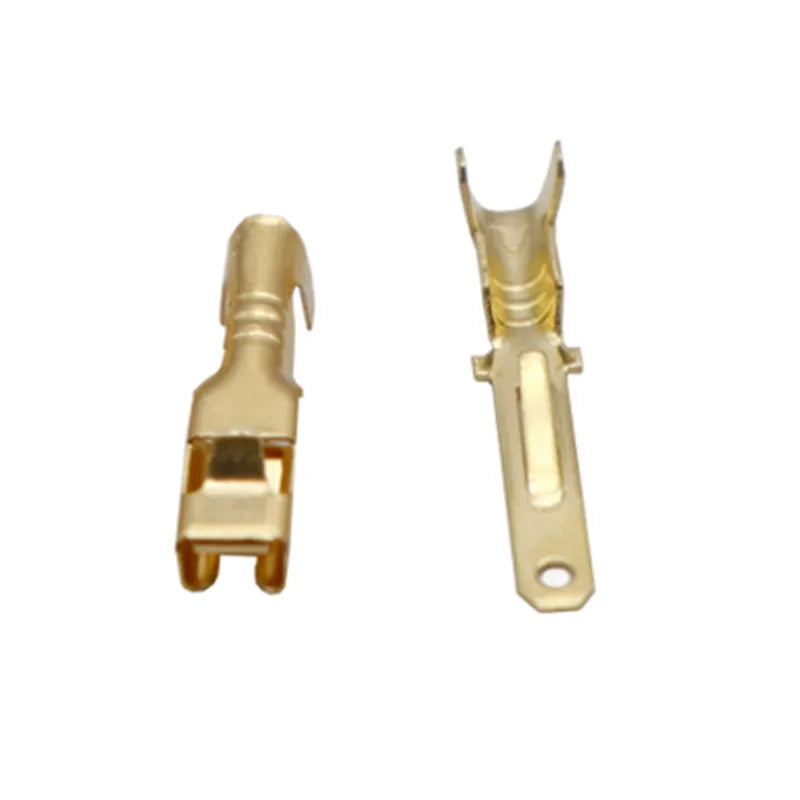 4Pcs 2.8mm Auto Electrical Connectors Kit, Male Female Wire Harness Plugs with 10cm Pre-crimped Cables (2/3/4/6/9 Pin)