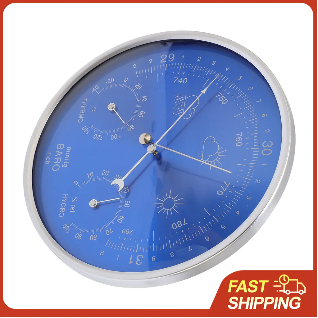 Thermometer Barometer Hygrometer Multifunction Easy To Read All Season Thermometer Barometer Hygrometer for Indoor Outdoor