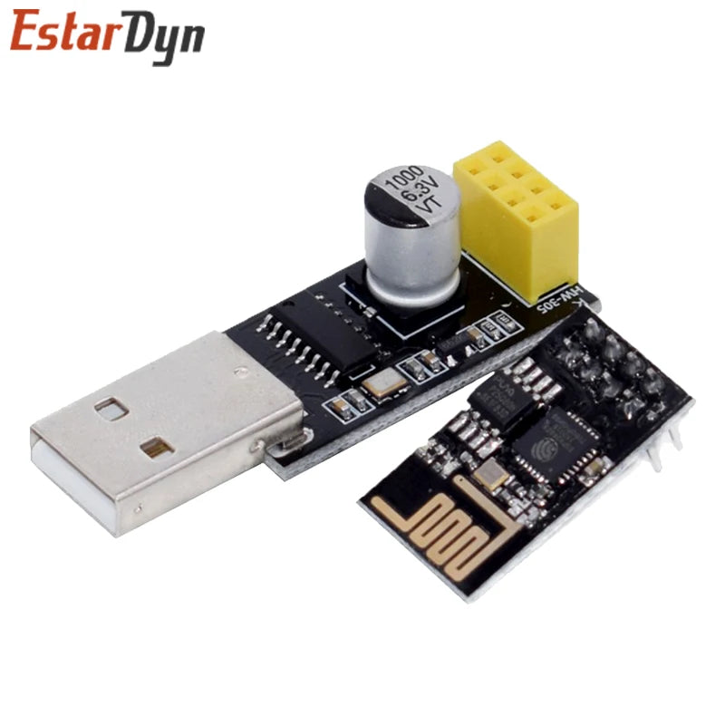 Estardyn ESP01Programmer Adapter UART GPIO0 ESP-01 Adaptater ESP8266 CH340G USB to ESP8266 Serial Wireless Wifi developent Board