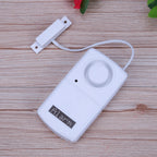 Mini Alarm Sensor Detector Battery Powered Sticky Window Magnetic Alarm System 95Db Loud Voice Easy Installation for Home Office