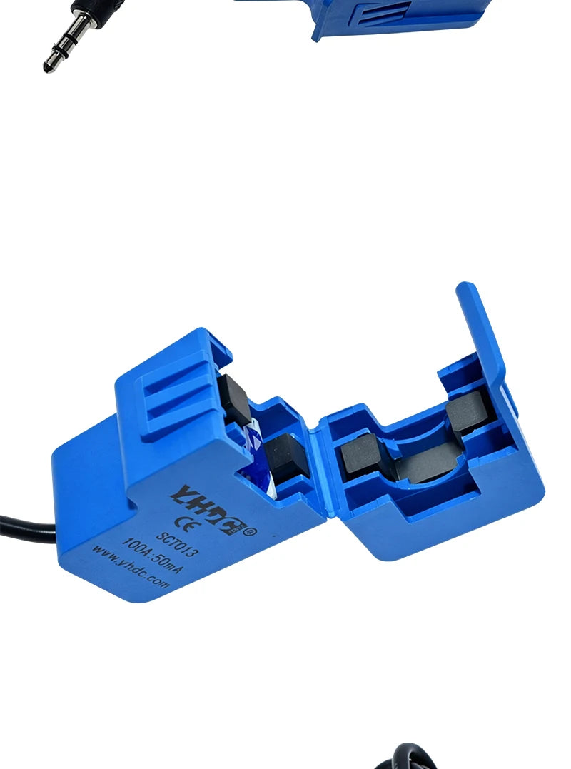 SCT-013 Split Core Current Transformer 5A 10A 15A 20A 30A 50A 60A 100A Multi-range Non-invasive Clip-on AC Current Sensor