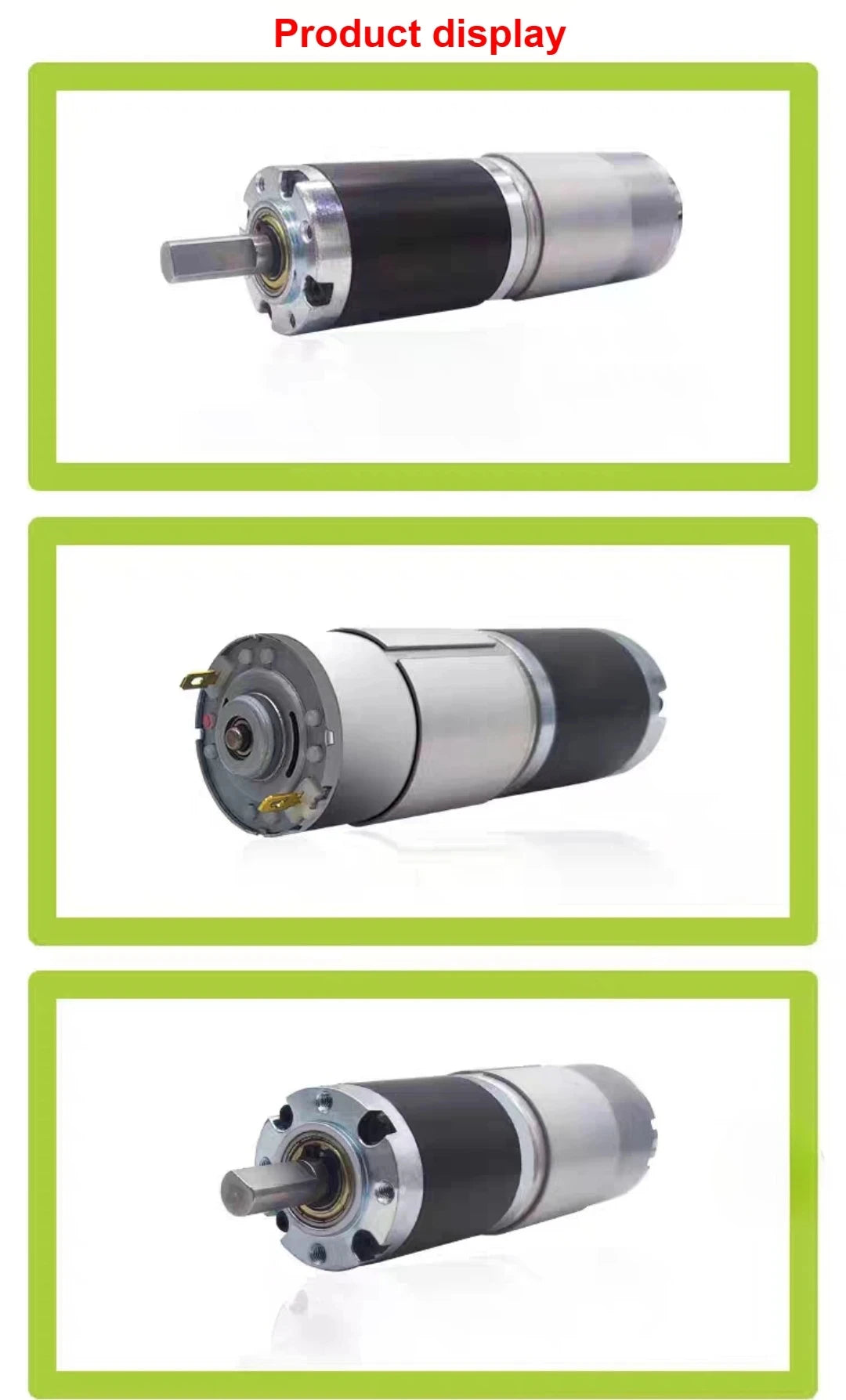 12V24VDC 775 Long life Ultra High torque forward and reverse 42mm planetary brush reduction motor Planetary gear DC low speed