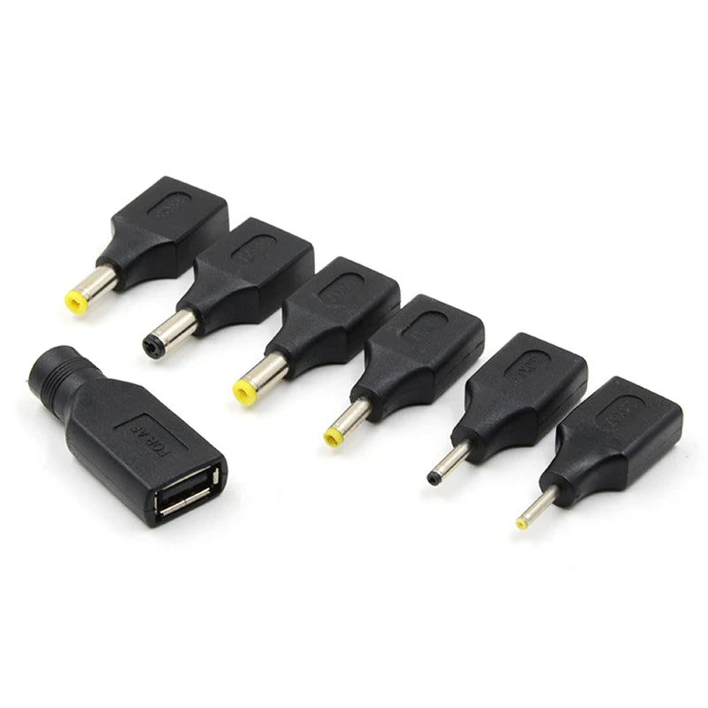 USB to DC Adapter 5.5*2.5/5.5*2.1/4.8*1.7/4.0*1.7/3.5*1.35/3.0*1.1/2.5*0.7/5.5*1.7 USB female to DC male power adapter